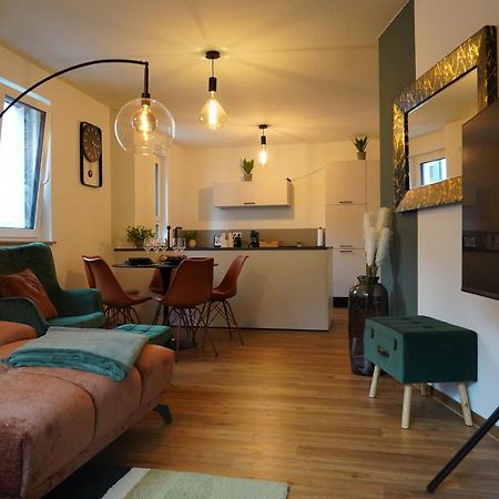Design-Apartment I Direkt Im Zentrum I Boxspring I Nespresso I Terrasse Mit Garten I Parkplatz Bad Krozingen Ngoại thất bức ảnh