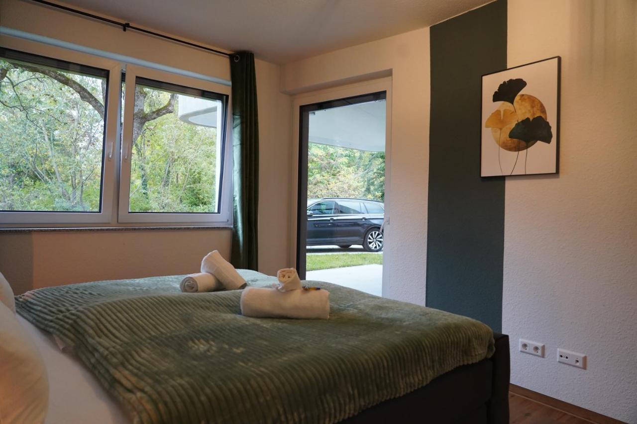 Design-Apartment I Direkt Im Zentrum I Boxspring I Nespresso I Terrasse Mit Garten I Parkplatz Bad Krozingen Ngoại thất bức ảnh
