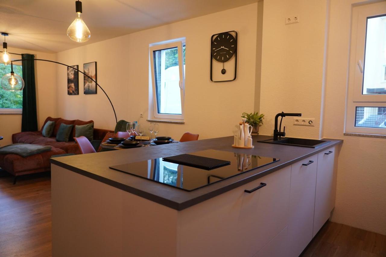 Design-Apartment I Direkt Im Zentrum I Boxspring I Nespresso I Terrasse Mit Garten I Parkplatz Bad Krozingen Ngoại thất bức ảnh