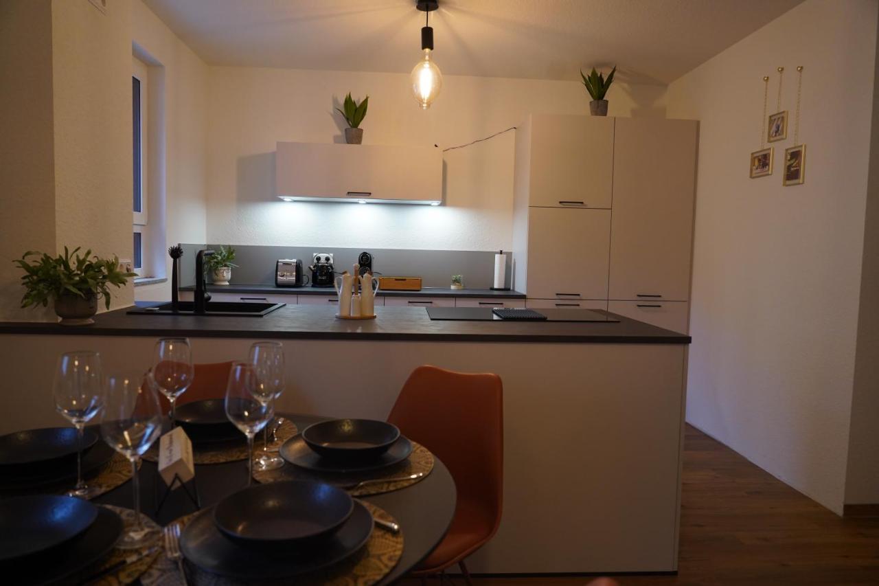 Design-Apartment I Direkt Im Zentrum I Boxspring I Nespresso I Terrasse Mit Garten I Parkplatz Bad Krozingen Ngoại thất bức ảnh